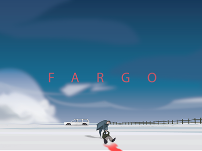 Fargo fargo films illustrator movies photoshop practice