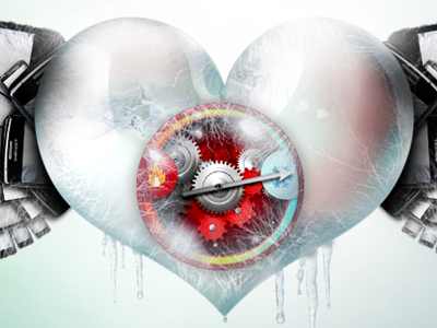 Coldzoom heart meter phone photoshop relationship smartphone