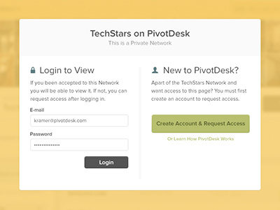 TechStars on PivotDesk