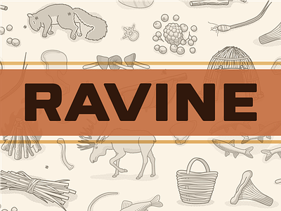Ravine - A Crafty & Cooperative Card Game card game cooperative illustration kickstarter