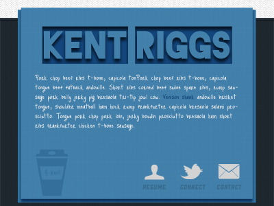 Kent Riggs Personal Branding