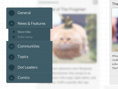 Tour The Daily Dot Menu