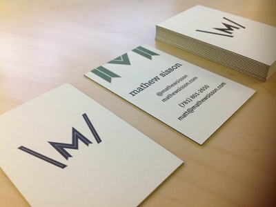 Business card upgrade business card