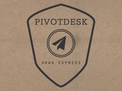 PivotDesk Swag Express stamp stamp swag