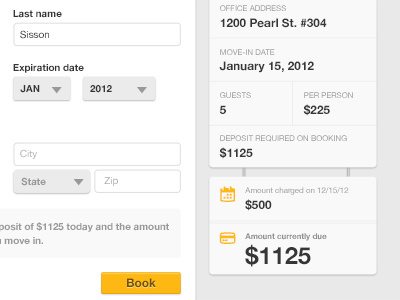 Guest booking checkout checkout payment shopping cart