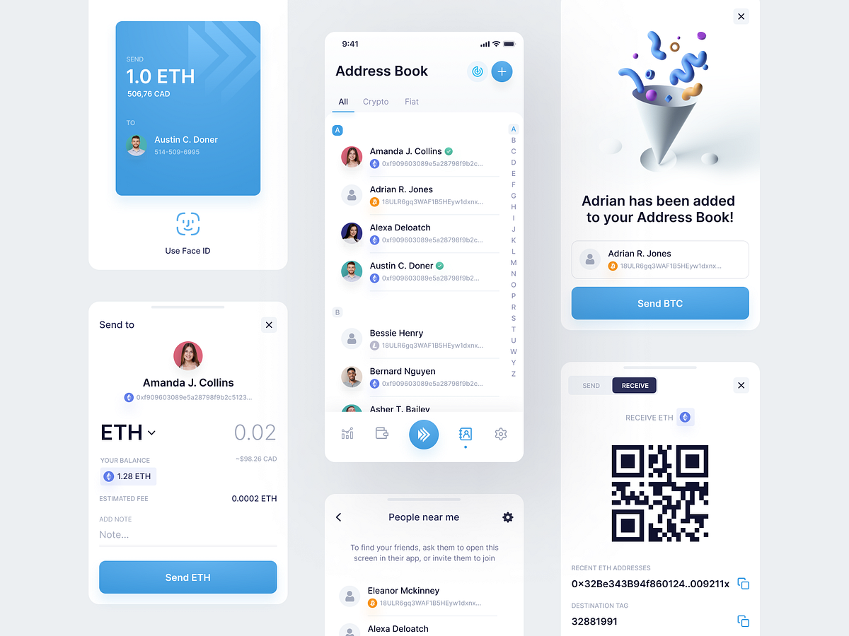 Browse thousands of Contacts images for design inspiration | Dribbble