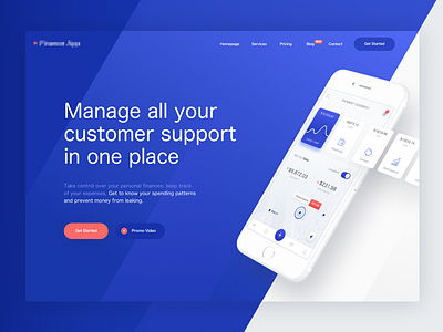 Finance Landing Page