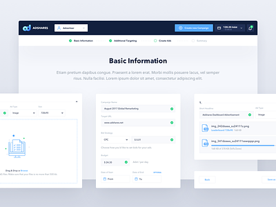 Adshares Create Campaign ads adshares advertising blockchain campaign campaigns create creating dashboard ethereum upload
