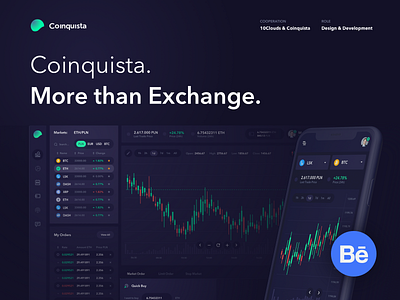 Coinquista - Behance Presentation