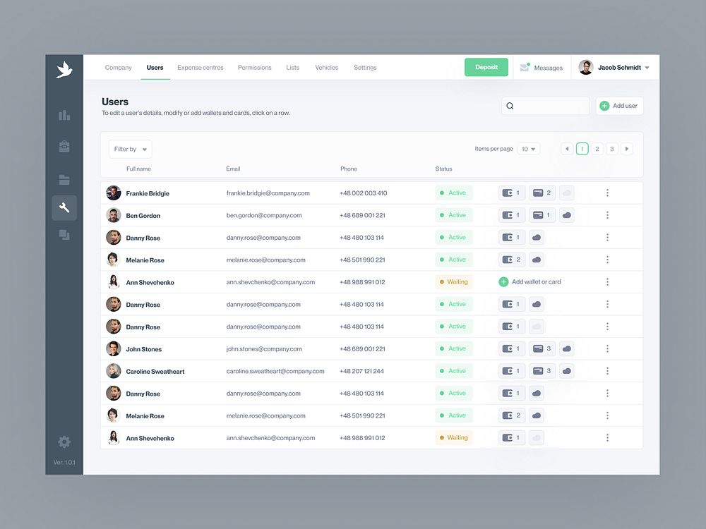 Smarter Business / Company Spending - Others by Mateusz Piatek on Dribbble