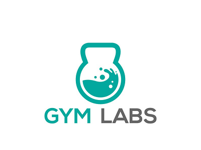 Gym Labs lgoo business logo creative logo graphic design gym logo illustration lab logo logo logo design minimal logo minimalist logo modern logo