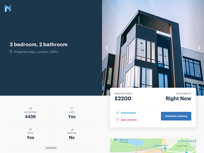 nuhomes - A Real Estate App Concept blue brand concept typography ui ux
