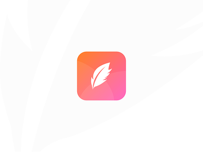Pen Pals App Icon (Concept) app application brand branding concept gradient icon logo ui ux