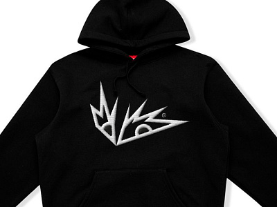 ice eyes black design hoodie ice white