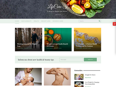 WordPress Website Design For Health Related Blogs