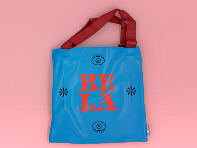 Belaaa aesthetics brand design branding divertido identidade visual identity branding totebag