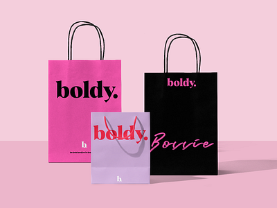 Boldy - Identidade Visual aesthetics branding design graphic design identity branding instagram logo packaging templatesdesign