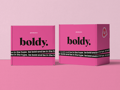 Boldy - Identidade Visual - Paper Box aesthetics branding design embalagem identity branding instagram templatesdesign