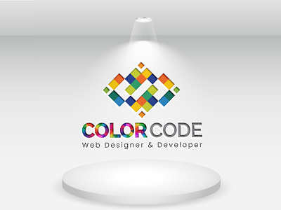 Web Developer Logo Design | Color Code logo logo design modern logo web designer web designer logo web developer web developer logo web development logo
