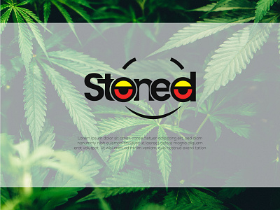 Stoned | Wordmark Logo custom font logo custom logo green logo high logo kush logo logo logo design marijuana logo modern logo stoned stoned logo stoner logo textlogo weed weed logo wordmark logo