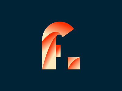 Letter f f logo letter f letter f logo typography logo