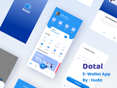 Design E-money Apps app design ui ux