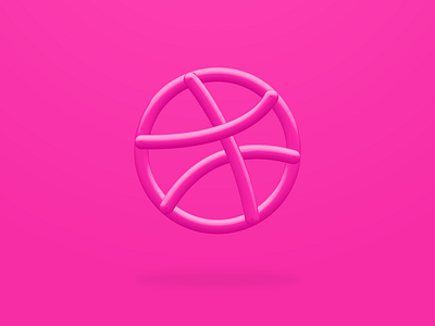 Hello Dribbble! 3d art graphicdesign illustrator logo