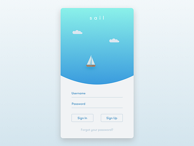 daily ui challenge #001 - sign up