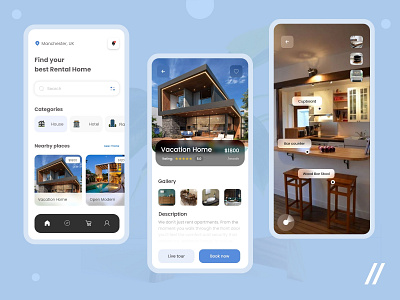 Mobile App Design For Vacation app design mobile ui vacation