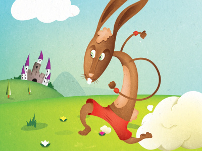 Hare Runner book childrens illustration rabbit runner