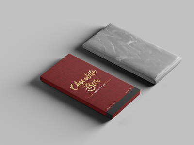 Chocolate Bar Box Pack Mockup with FREE Sample