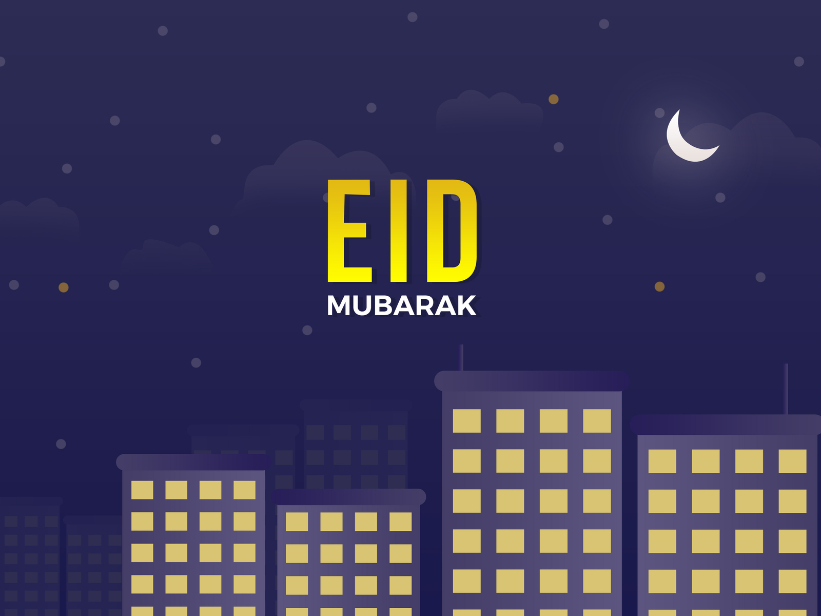 Eid Mubarak 4K Wallpaper by Mehran Shahid Chowdhury on Dribbble