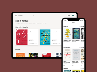 Italic Type app book app books minimal product reading reading app ui