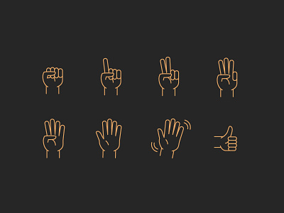 Need a Hand download hands icons icons set illustration wave