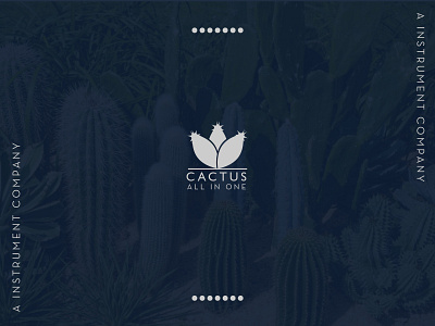 Cactus Logo || An Instrument Company logo Design | Branding logo advertisment app branding design flat graphic design logo minimal ui web