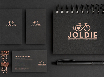 JOLDIE Logo Design For IT Service & Delivery Company brand branding creative logo design delivery logo flat graphic design logo logo design minimal tech logo technology logo vector