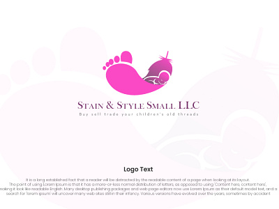 Stain & Style Small LLC Logo Design branding flat graphics design illustration logo logo design minimal