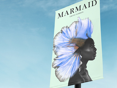 Marmaid Composition Banner Design ( With Adobe Photoshop)