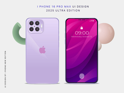 I Phone 16 Pro Max UI Design | 2025 Ultra Edition 2025 apple ui design i phone i phone ui design ui ux