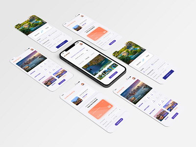 Travel Trip App UI Design || 2022