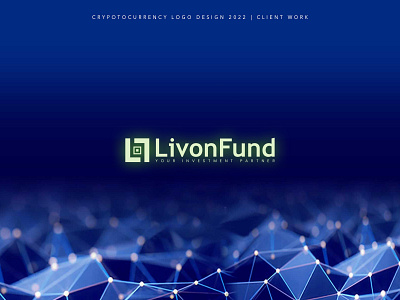 LivonFund Cryptocurrency Logo Design | Client Work brand identity cryptocurrency logo graphic design logo logo design vector