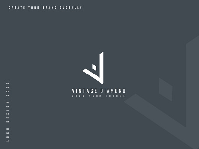 Vintage Diamond Logo Design || Brand Creation brand brand identity logo design diamond logo graphic design illustration logo logo design vintage