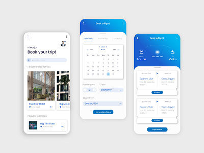 Mobile App UI Design || Flight Booking brand flight booking app mobile app ui ui design for mobile app ux
