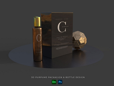 Perfume 3d Packaging Design || 2022 3d 3d design of perfume branding graphic design illustration perfume packaging perfume packaging design ui