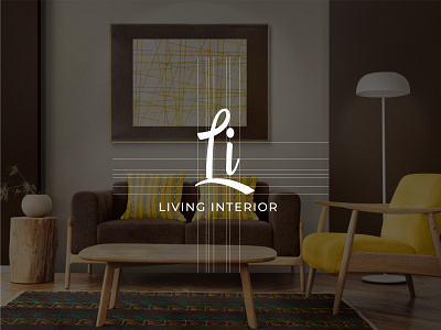 Living Interior Logo Design || 2022 brand identity brand logo design branding colorful colors design graphic design living interior design logo logo design typography vector vivid