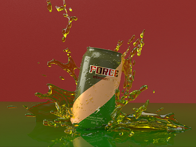 Force | 3D Energy Bottle Design