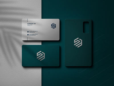 Business Card Mockup with Cover