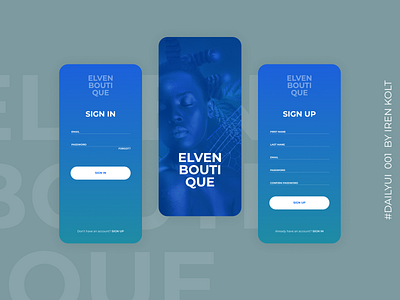 #DailyUI 001 Elven store