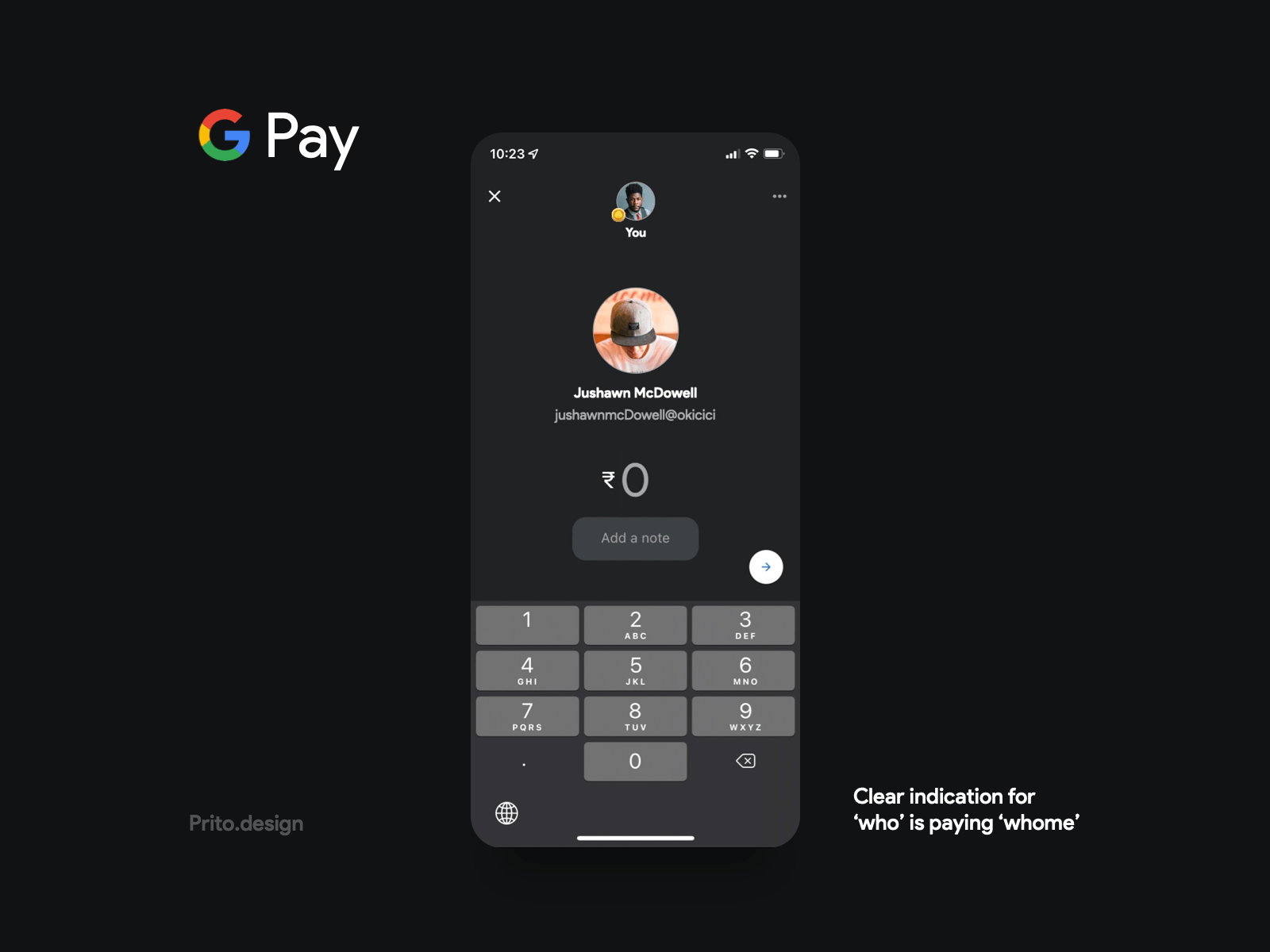 Making GPay visually fool-proof