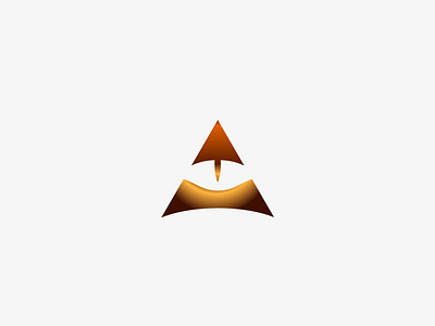 Pyramid Eye design icon logo